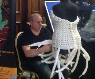 Live build at wedding fayre